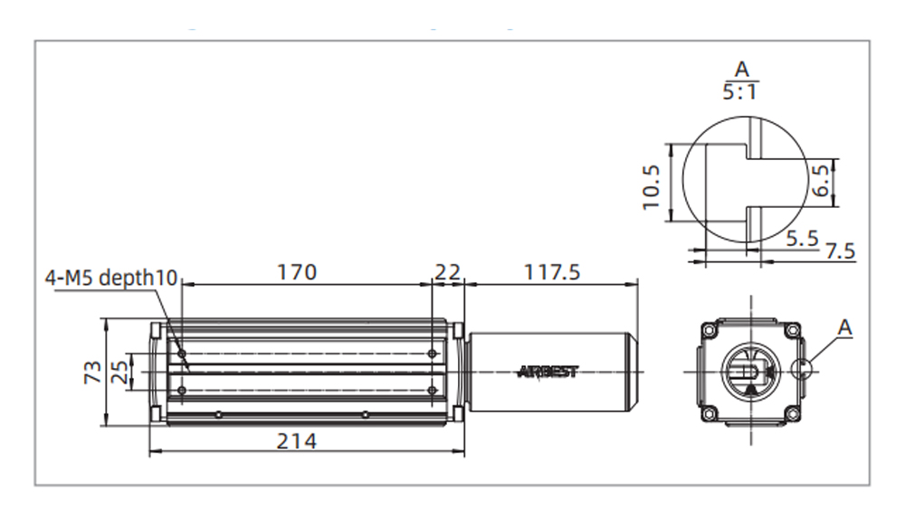 vacuum generator amd series mounting accessories